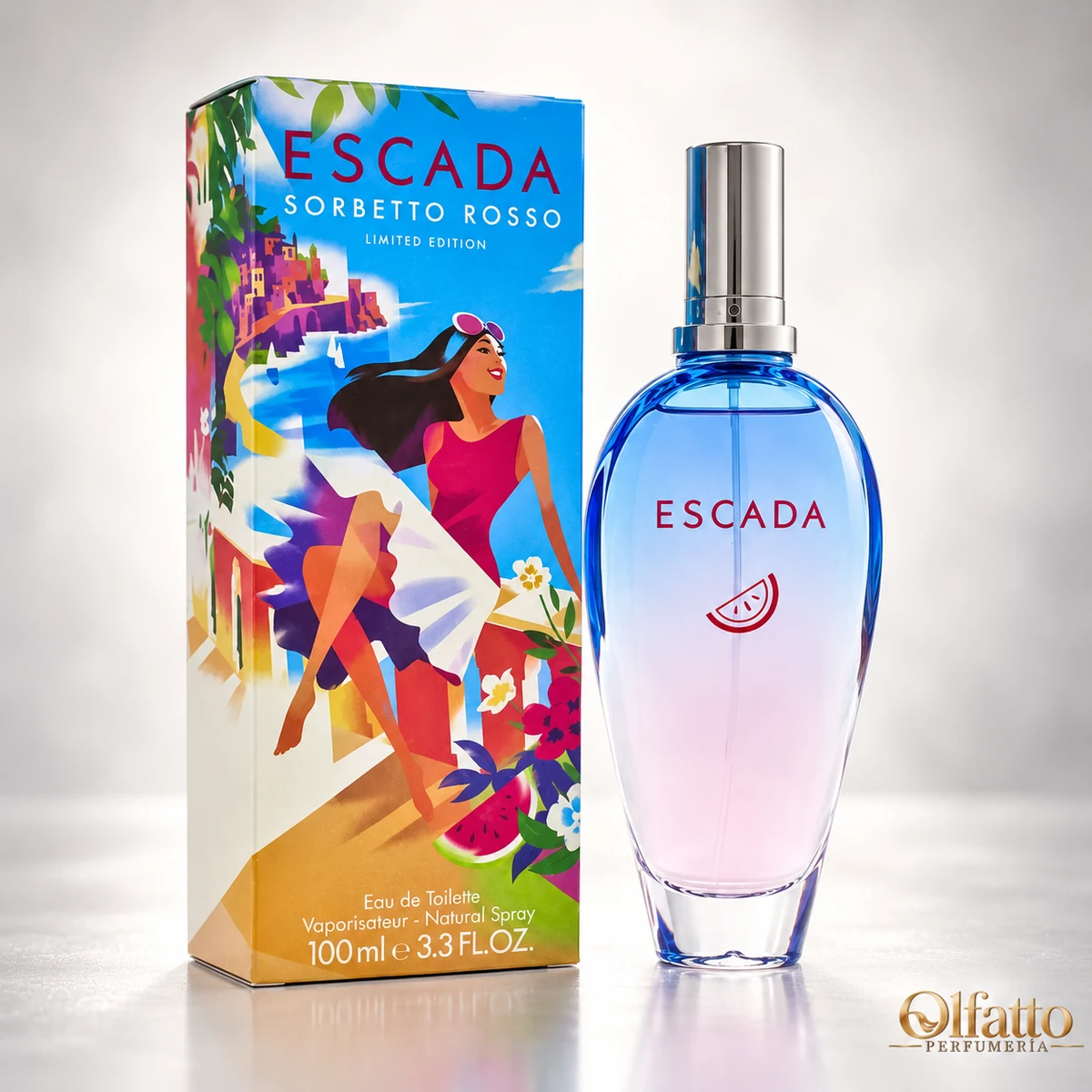 Presentación de Escada - Sorbetto Rosso