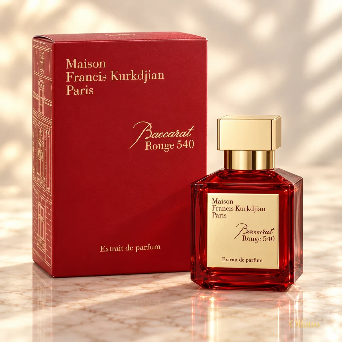 Presentación de Baccarat Rouge 540
